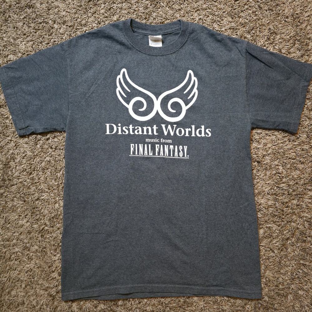 Final Fantasy Distant Worlds Music Video Game T-Shirt Medium